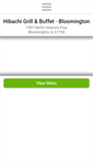 Mobile Screenshot of hibachigrillbuffetbloomington.com